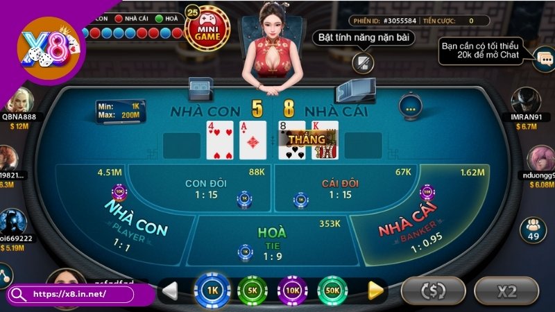 Baccarat X8 Baccarat X8
