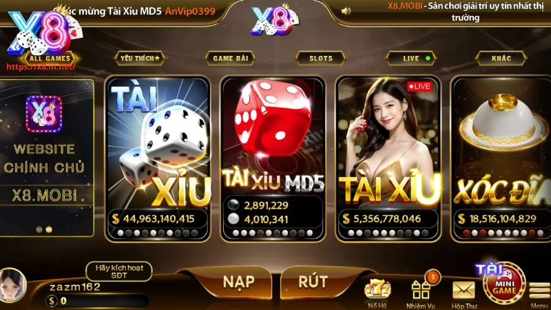Chuyên mục game X8 Club đa dạng, chất lượng Chuyên mục game X8 Club đa dạng, chất lượng