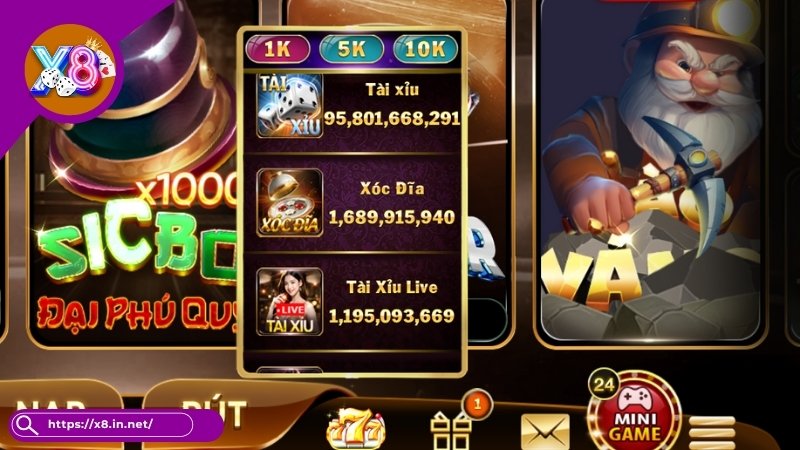 Tổng hợp các lý do nên tham gia nổ hũ X8 Tổng hợp các lý do nên tham gia nổ hũ X8