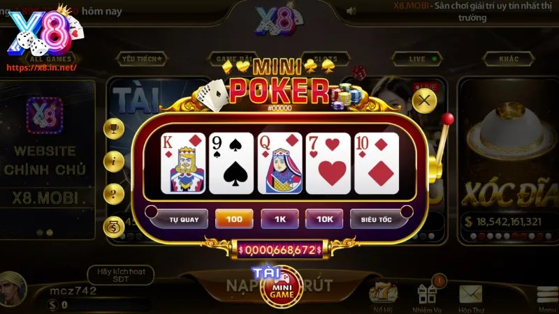 Sảnh Mini game đổi thưởng X8 Club Sảnh Mini game đổi thưởng X8 Club