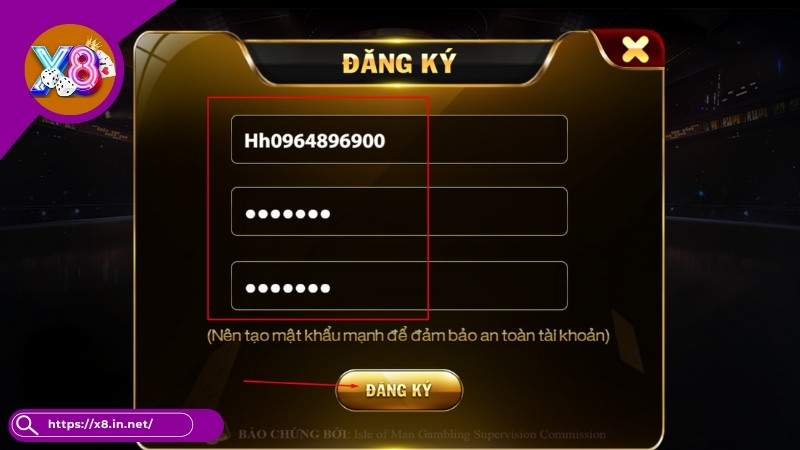 Chia sẻ 3 bước tạo tài khoản thành viên trên X8 Chia sẻ 3 bước tạo tài khoản thành viên trên X8