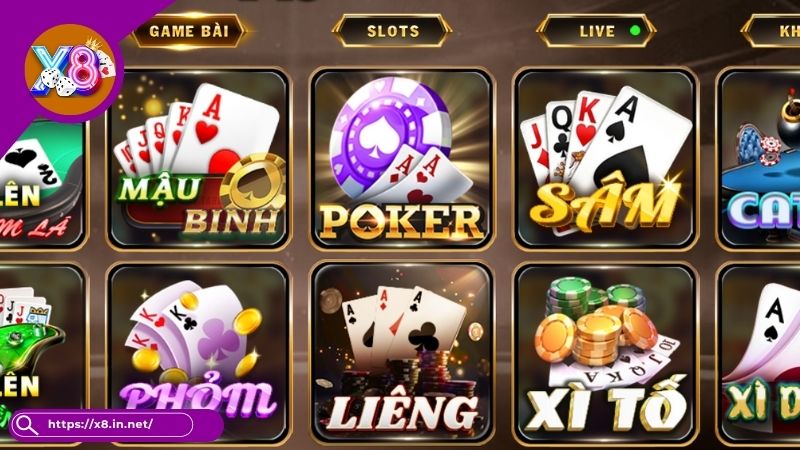 Thông tin siêu hấp dẫn về game bài X8 Thông tin siêu hấp dẫn về game bài X8