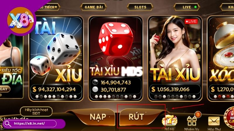 Tips rút tiền từ cổng game X8 thuận lợi Tips rút tiền từ cổng game X8 thuận lợi