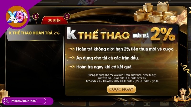 Ưu điểm nổi bật của khuyến mãi X8 Ưu điểm nổi bật của khuyến mãi X8