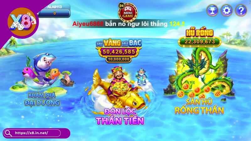 Giới thiệu về sảnh bắn cá X8 Club Giới thiệu về sảnh bắn cá X8 Club